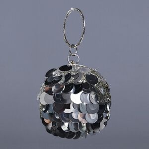 Silver Ball Sequin Bag
